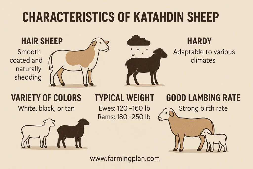 Characteristics of Katahdin Sheep
