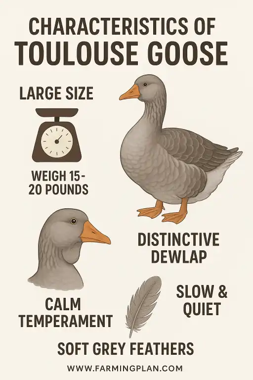 characteristics of toulouse goose