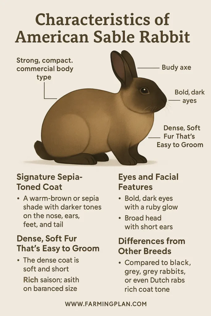 Characteristics of the American Sable Rabbit