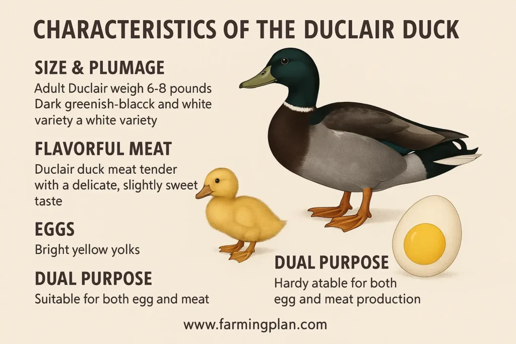 Characteristics of the Duclair Duck