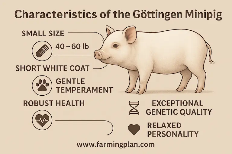 Characteristics of the Göttingen minipig