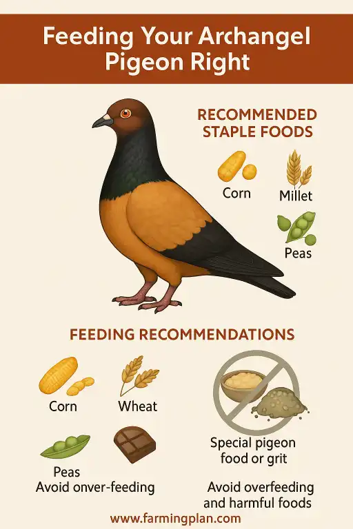 feeding your archangel pigeon right