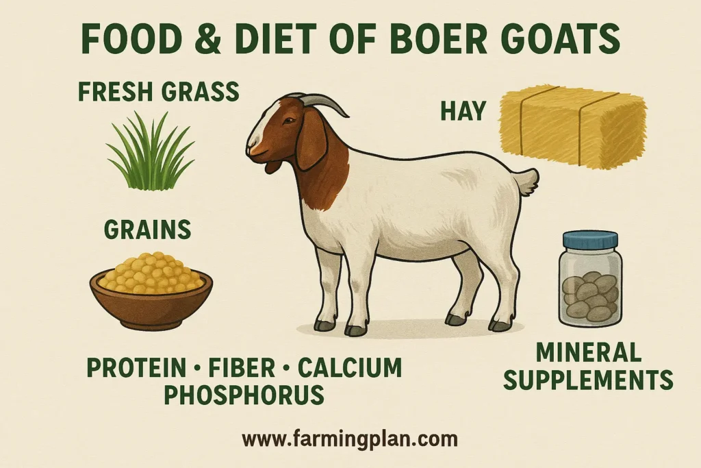 Food and Diet of Boer Goats