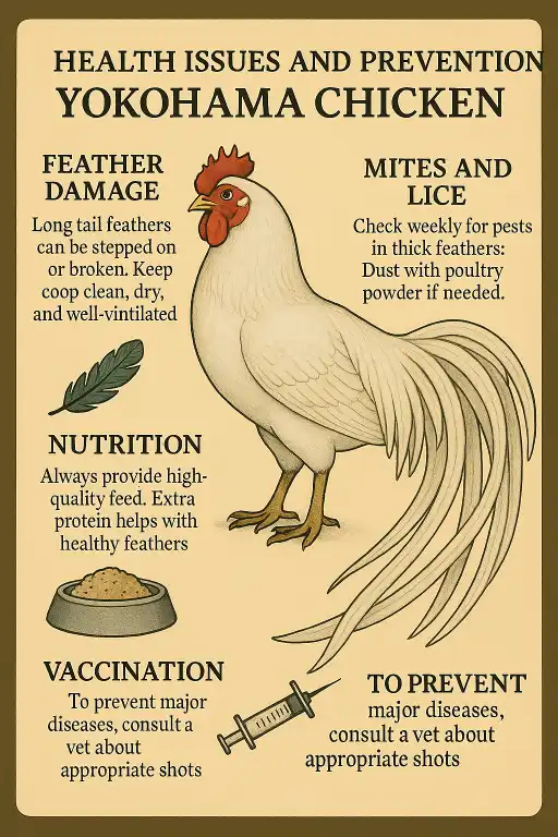 health issues & prevention for yokohama chicken