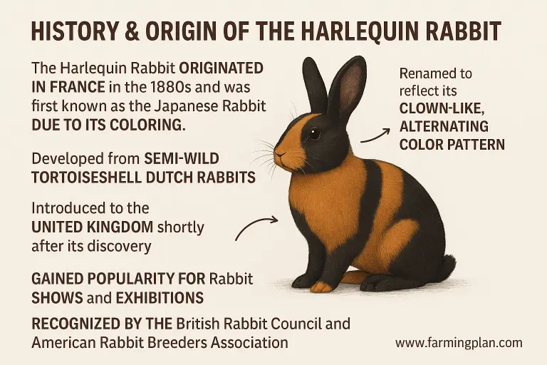 History & Origin of the Harlequin Rabbit