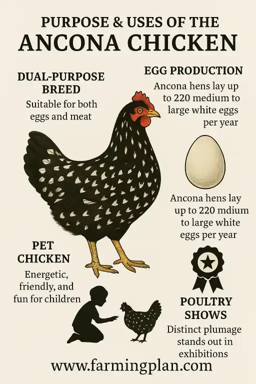 purpose and uses of ancona chicken