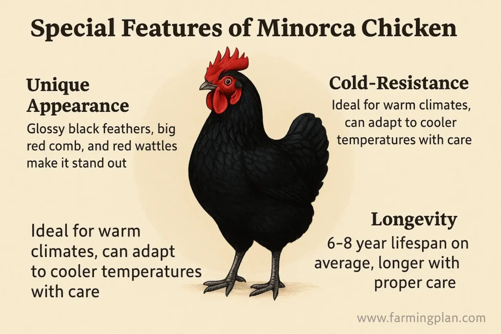Special Features of Minorca Chicken