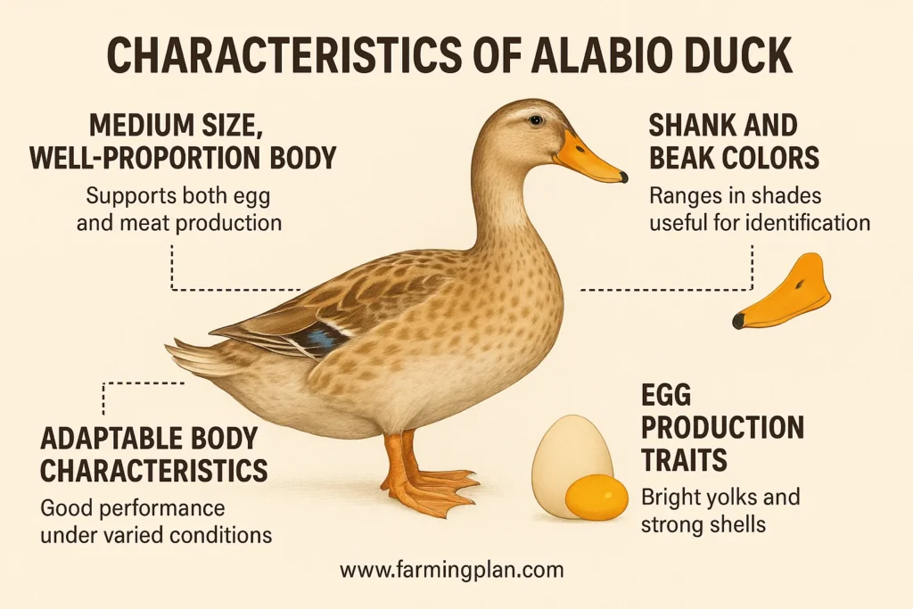 characteristics of alabio duck