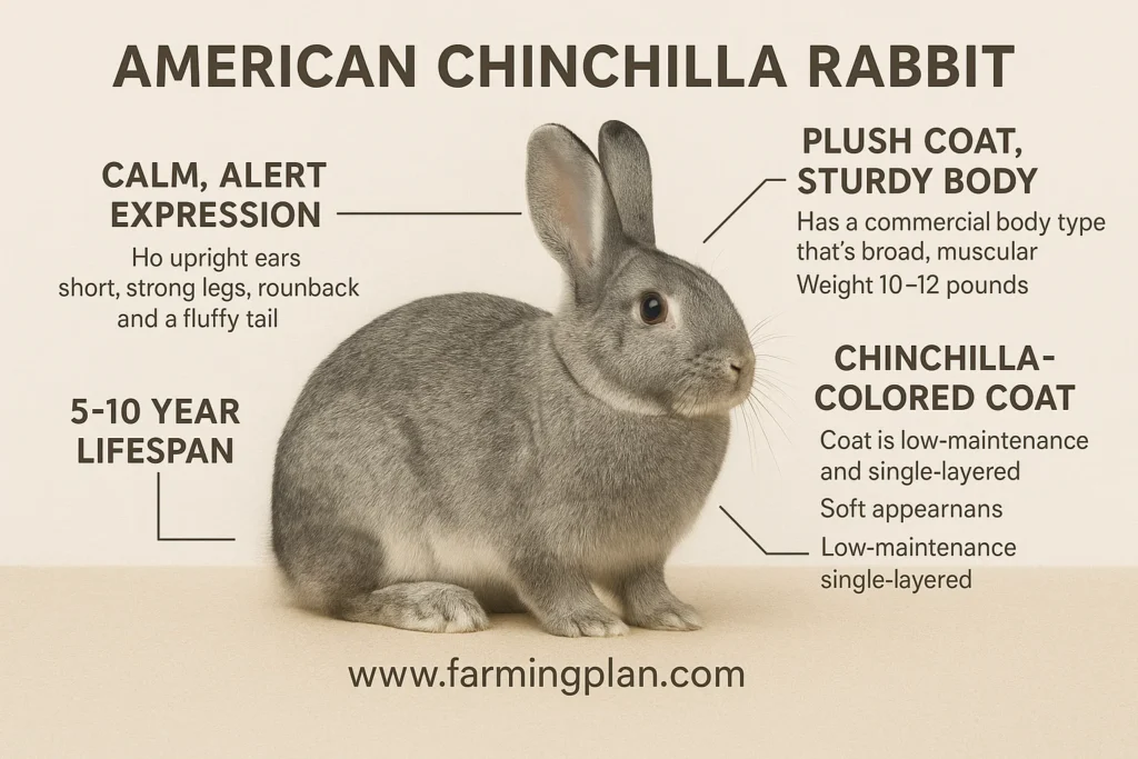 characteristics of american chinchilla rabbit