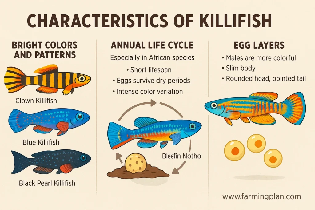 characteristics of killifish