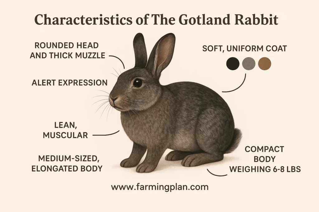 characteristics of the gotland rabbit