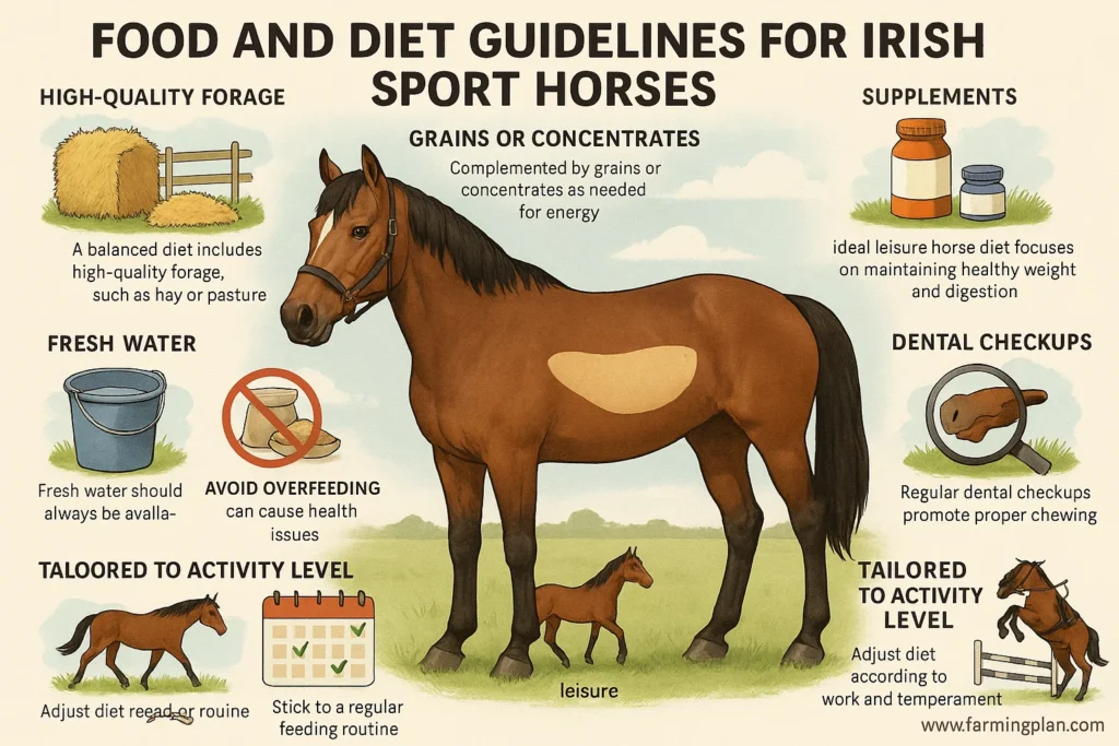 food and diet guidelines for irish sport horses