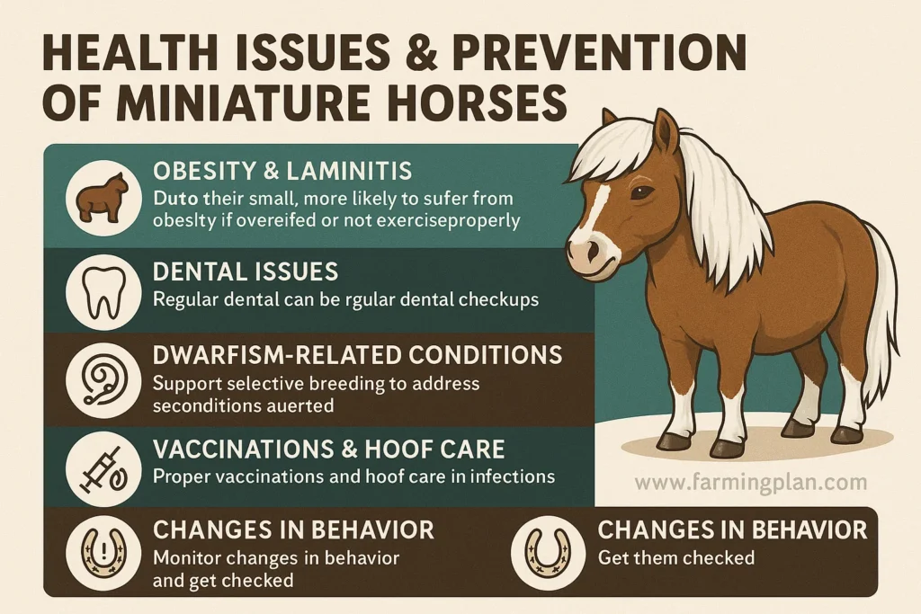 health issues & prevention of miniature horses