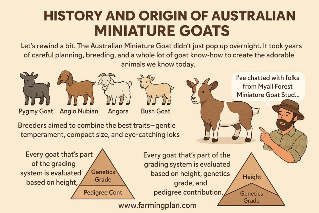 history and origin of australian miniature goats