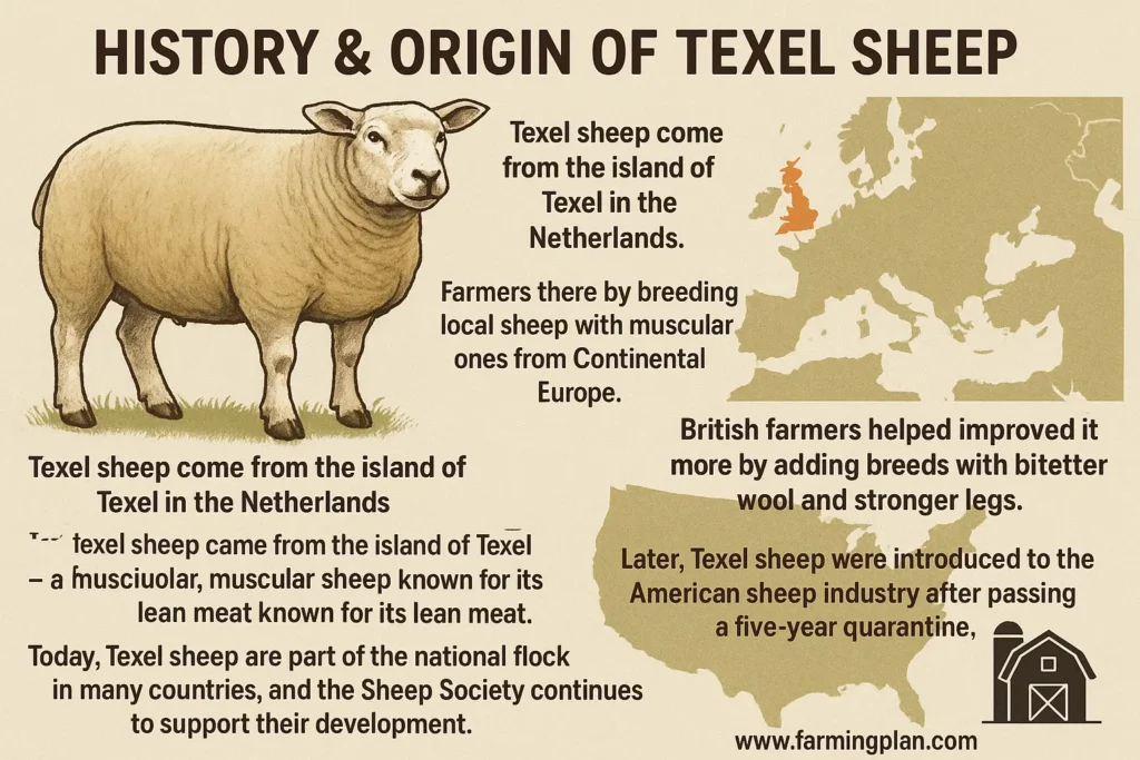 history and origin of texel sheep