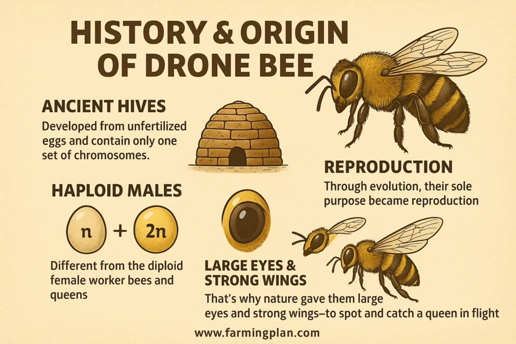 history & origin of drone bee