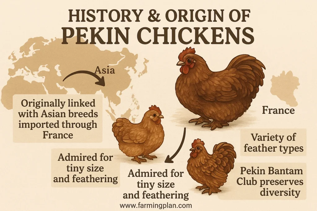 history & origin of pekin chickens