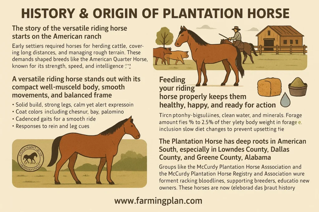 history & origin of plantation horse