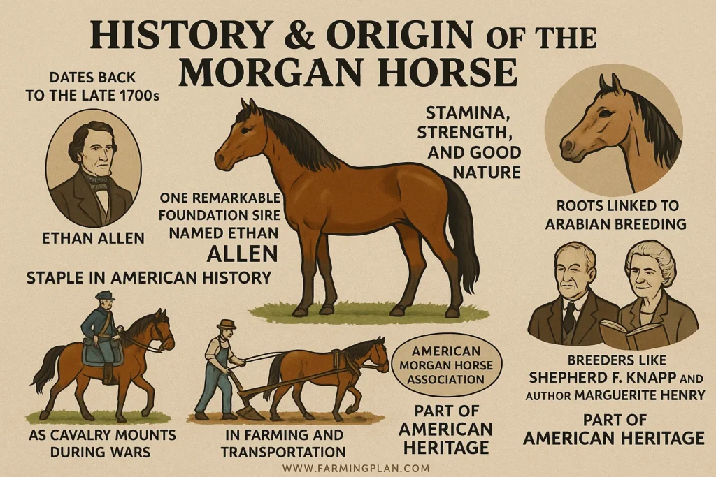 history & origin of the morgan horse