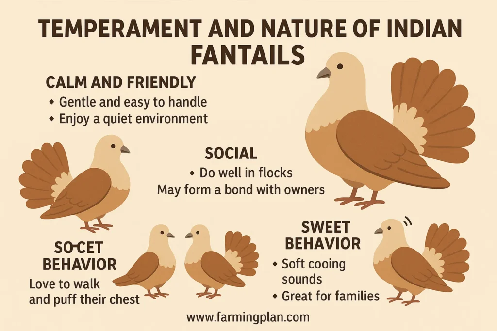 temperament and nature of indian fantails