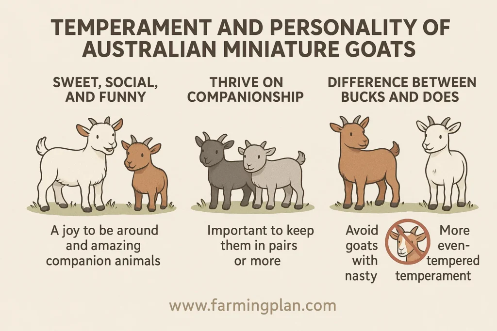temperament and personality of australian miniature goats
