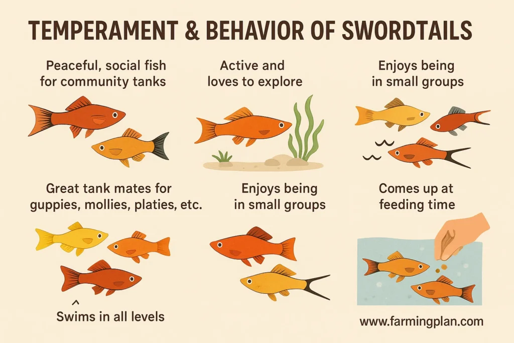 temperament & behavior of swordtails